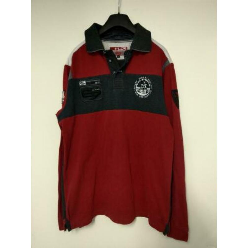 HLGR 67 Longsleeve Kleur Rood/Grijs Maat L