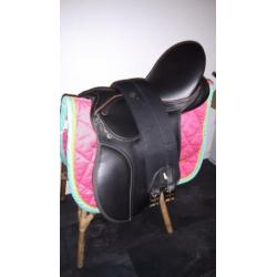 15 inch HH vzh pony zadel met verwisselbare boom!
