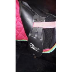 15 inch HH vzh pony zadel met verwisselbare boom!