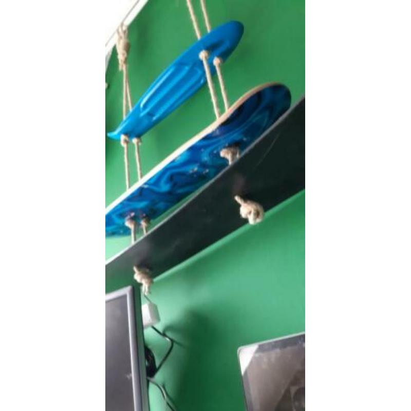 Hangplank van skateboarden