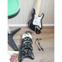 Xbox 360 + rockband en games