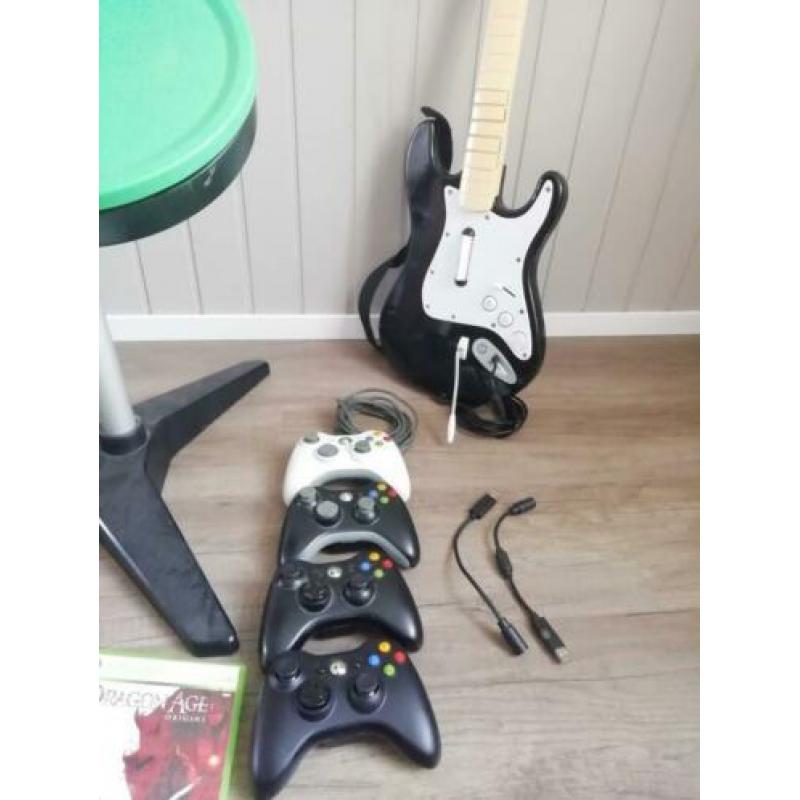 Xbox 360 + rockband en games