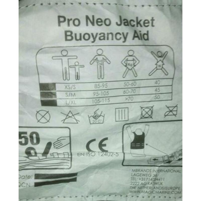 Impactvest Magic Marine Pro Neo MX2 XS/S Zwart 40% korting!