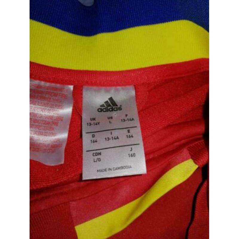 Spanje voetbal elftal training pak maat 164kids adidas