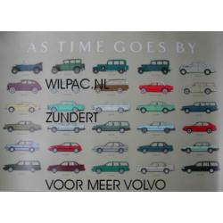 Volvo 90 jaar 1927-2017 poster. As time goes by 70 x 100 cm.