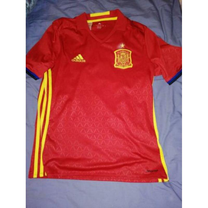 Spanje voetbal elftal training pak maat 164kids adidas