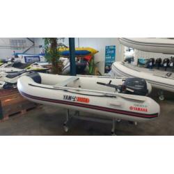 AANBIEDING! Nieuwe YAM 310TA Alu RIB met nieuwe Yamaha F9.9