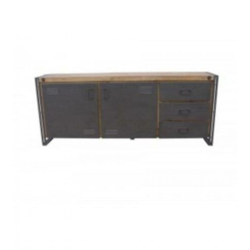 dressoir metro city industrieel acacia hout