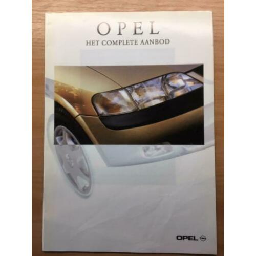 Autofolder/Brochure OPEL het complete aanbod van 1996