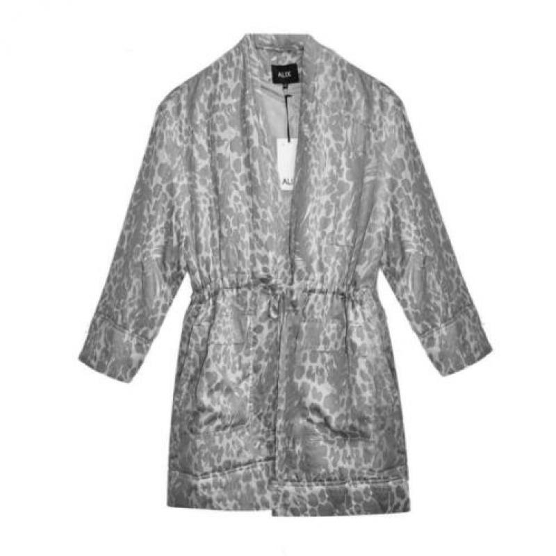 ALIX the Label - Leopard coat maat One Size - Nieuw €230