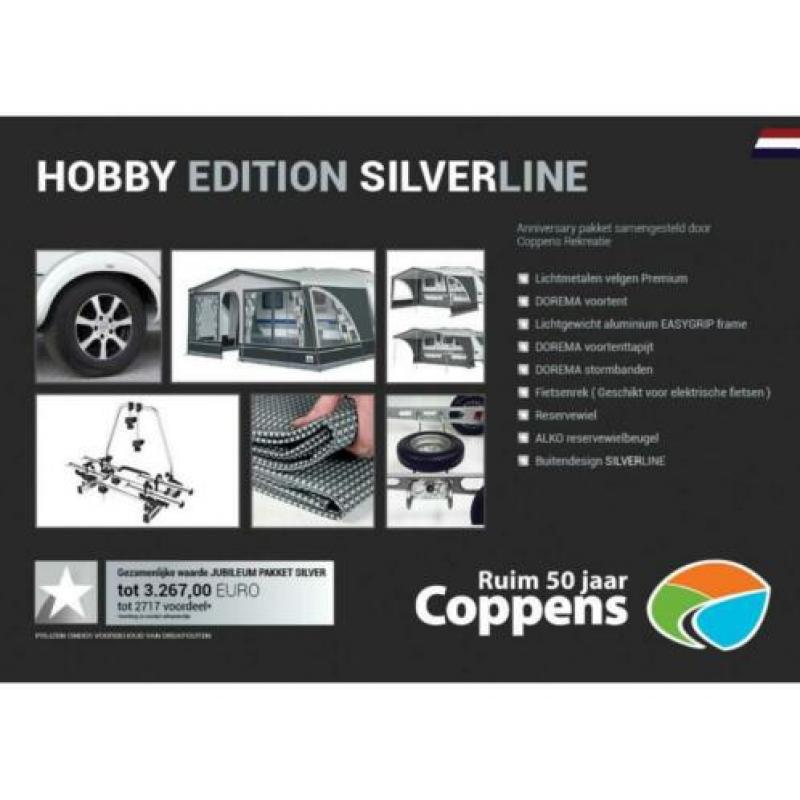 Hobby De Luxe 540 kmfe 2020 SILVERLINE ACTIE