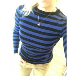 Nikkie trui blauw zwart maat 36
