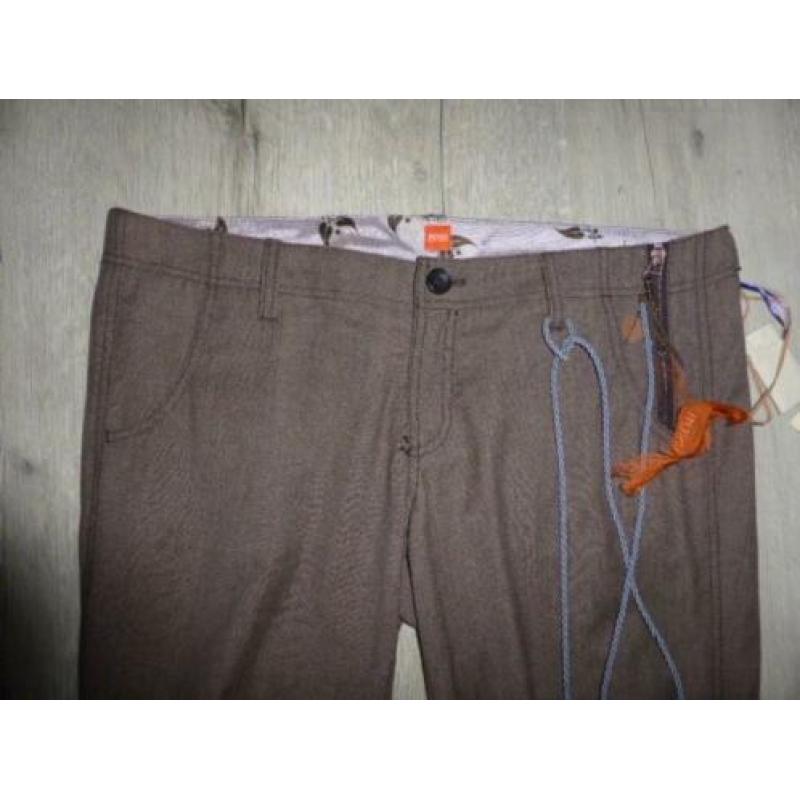 Boss 3 kwat broek mt. 44 bruin