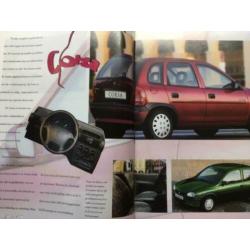 Autofolder/Brochure OPEL het complete aanbod van 1996