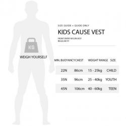 JETPILOT Cause Youth 50N Nylon Vest 8-10 jr Red 40% korting!