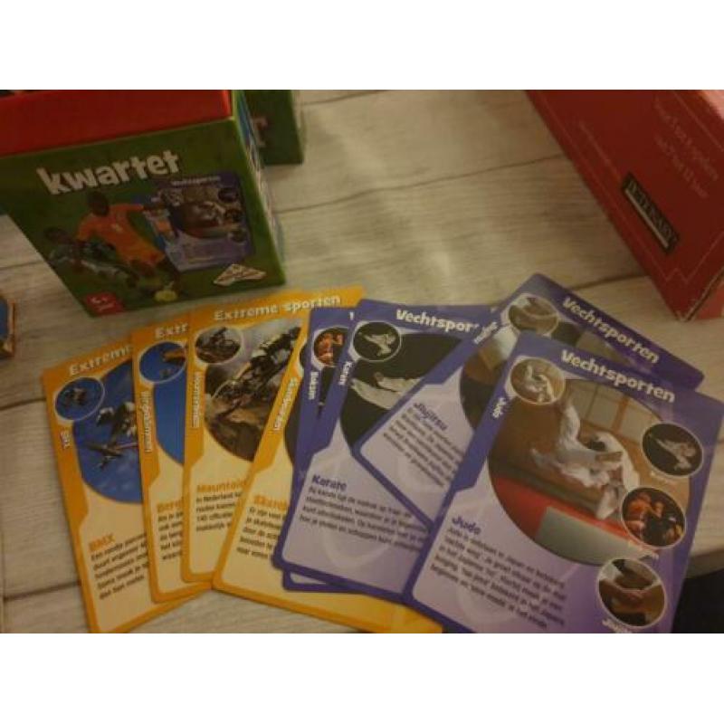 2 keer kwartetspel identity games sport weetjes en sealife