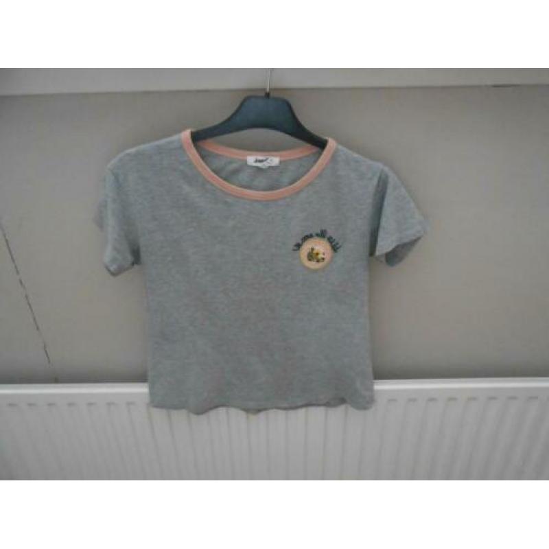 Leuk kort shirtje maat S (meer shirtjes 2 voor €5.00)