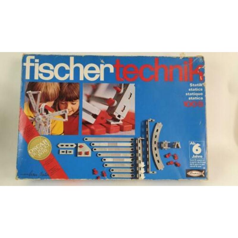 Fisher Technik 100S, vintage constructie, in doos. 2A14