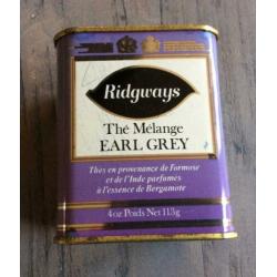 Oud thee blikje Ridgways