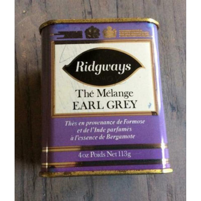 Oud thee blikje Ridgways