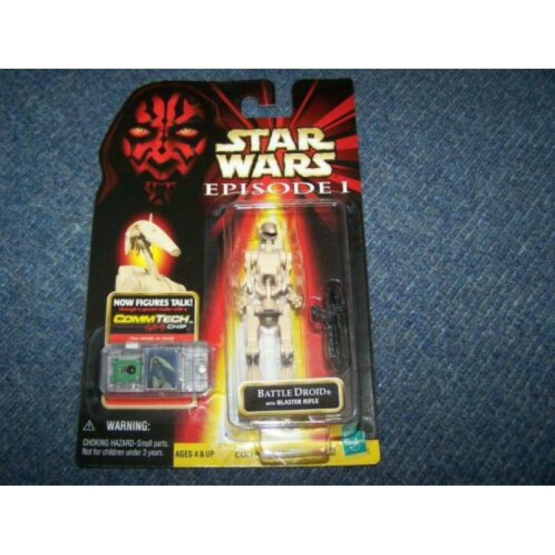 Star Wars - Battle Droid Set "4 verschillende Varianties"