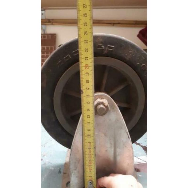 Bokwielen 200mmx50mm 4 stuks