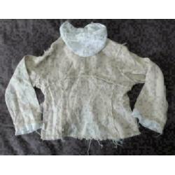 Carbone bruin linnen hoody jasje maat 128