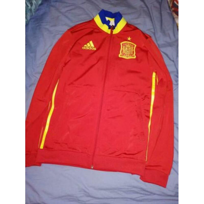 Spanje voetbal elftal training pak maat 164kids adidas