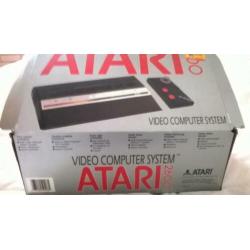 Spelcomputer Atari 2600 Doos + 7 spellen Compleet ALS NIEUW