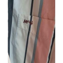 McGregor overhemd wit/roze/blauw gestreept maat XXL