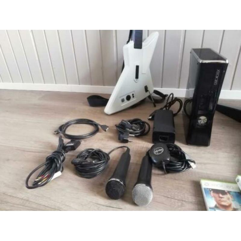 Xbox 360 + rockband en games