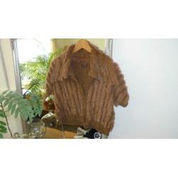 Mooi! Super zacht bont-vest Caroline Biss 38/40 (details)