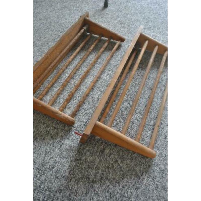 Droogrekken, hout, vintage, 25 euro per stuk