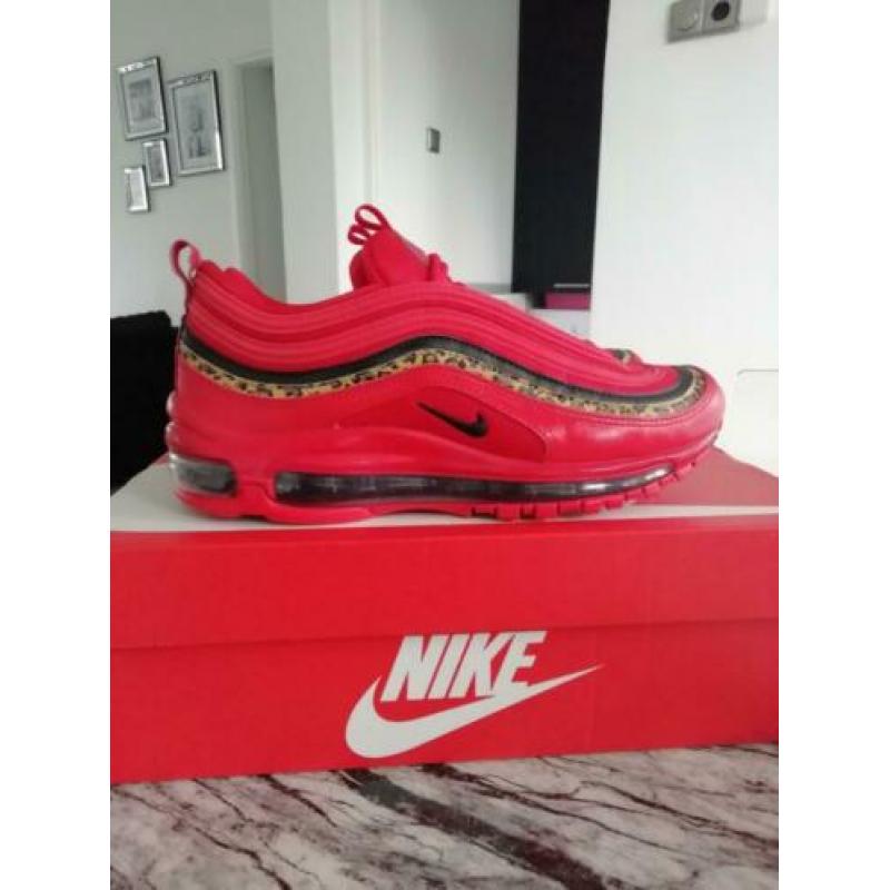 Nike air max 97 leopard pack rood maat 39 nieuw sneakers