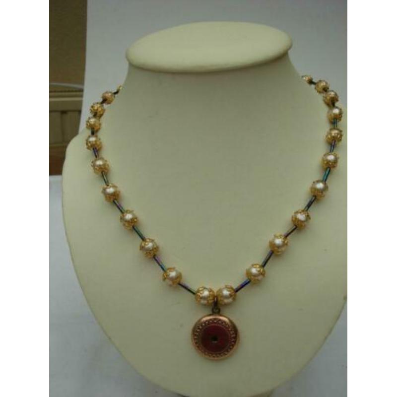 Ketting met Rozé Hanger.
