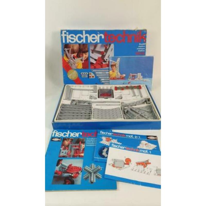 Fisher Technik 100S, vintage constructie, in doos. 2A14