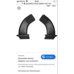 Easywalker Mosey adapters voor autostoel