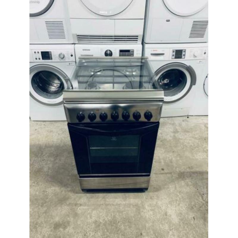 Indesit rvs fornuis inclusief garantie&bezorging
