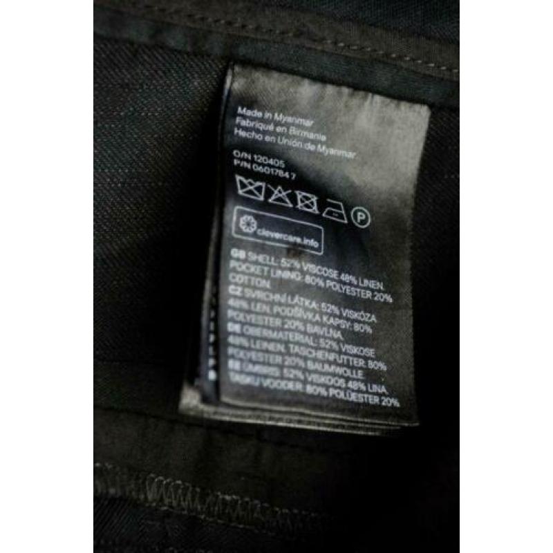 H&M linnen blend wide leg pantalon