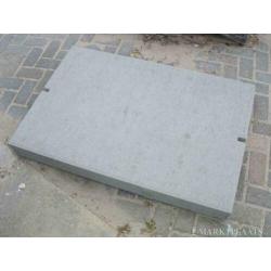 betonplaten 120 x 80 x 12 nieuw partij B-keus kleine afwijk