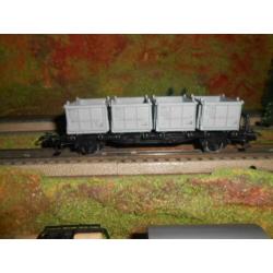 Fleischmann 1473 1473 EB ? 2 containerwagons Von Haus zu Hau