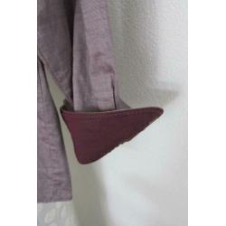 Olymp blouse overhemd body fit paars 41