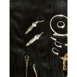 Lotje vintage sieraden ook zilver erbij