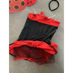 Leuk lieveheersbeestje ?? carnavals kleren 134 -140