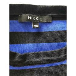 Nikkie trui blauw zwart maat 36