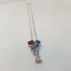 925s echt zilveren ketting met zilveren hanger nieuw!