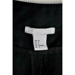 H&M linnen blend wide leg pantalon