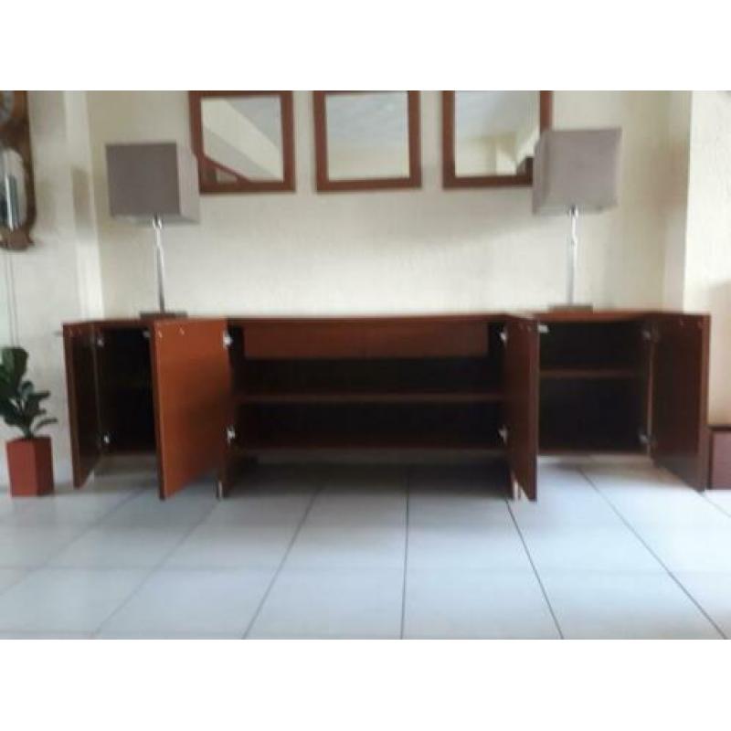 Dressoir kersenhout 230 cm