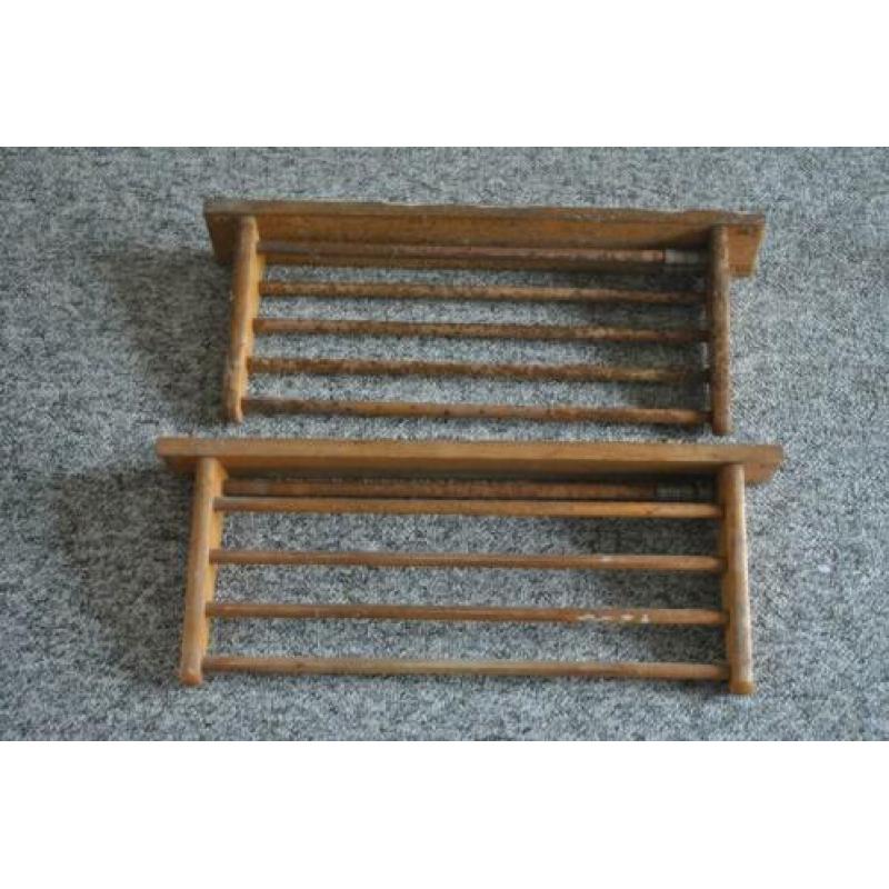 Droogrekken, hout, vintage, 25 euro per stuk