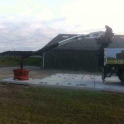 Industrie plaat gebezemd 200x200x14 betonplaat Stroef